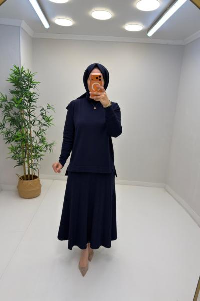 Naz Merserize Etekli Takım Lacivert