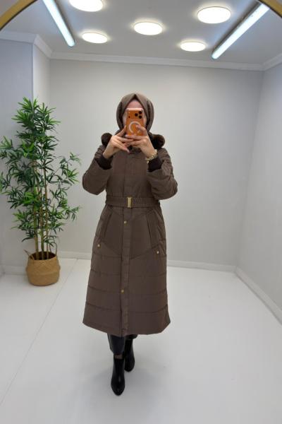 Belen Kürk Detaylı Mont Vizonn